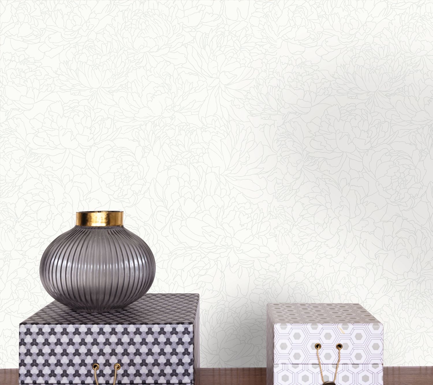 Glow Wallpaper - Blanc Irise - Caselio - 106610017 - Premier Wallcovering