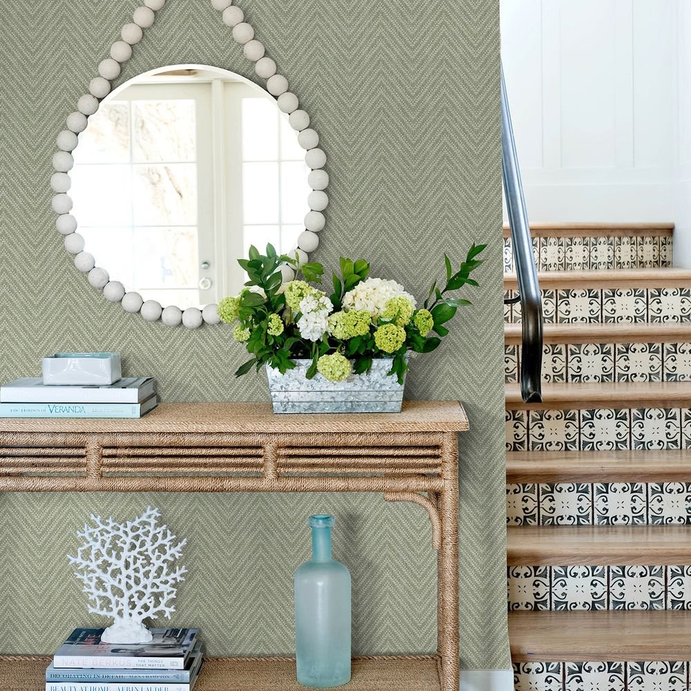 Glynn Wallpaper - Green - A Street Prints - FD27043 - Premier Wallcovering