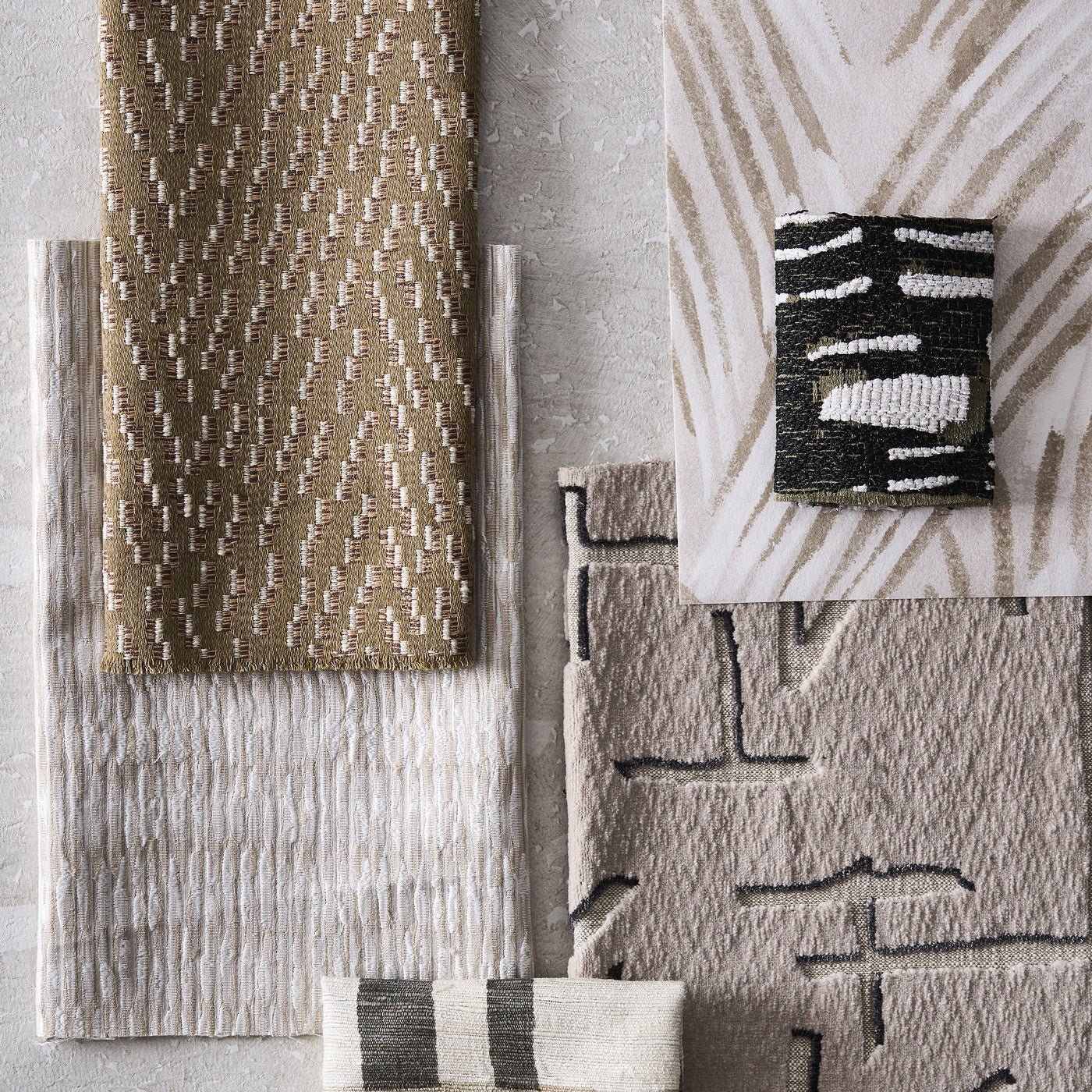 Glyph Wallpaper - Sandstone / Chalk - Harlequin - HDMW113301 - Premier Wallcovering