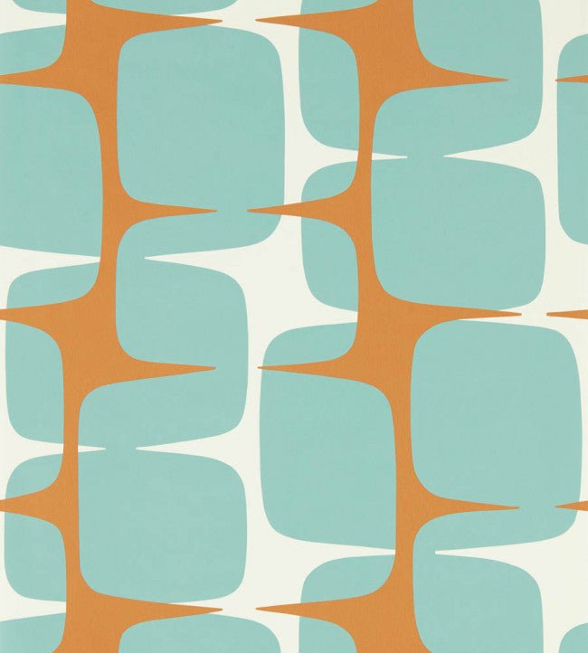 Going Lohko Wallpaper - Sky / Auburn - NBIW113035 - Scion - Premier Wallcovering