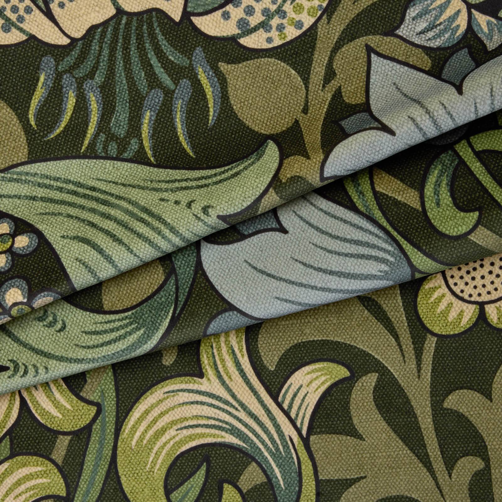 Golden Lily Magna Velvet Fabric - Verde - House of Hackney - 1 - FA - GLM - VE - VER - XXX - XXX - Premier Wallcovering