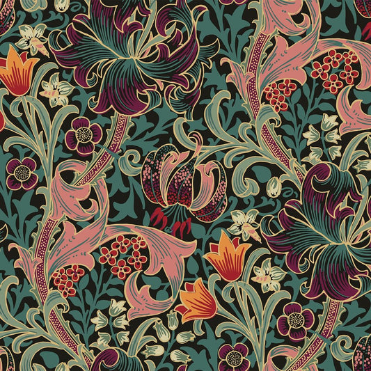Golden Lily Wallpaper - House of Hackney - 1 - WA - GOL - DI - APA - XXX - Premier Wallcovering