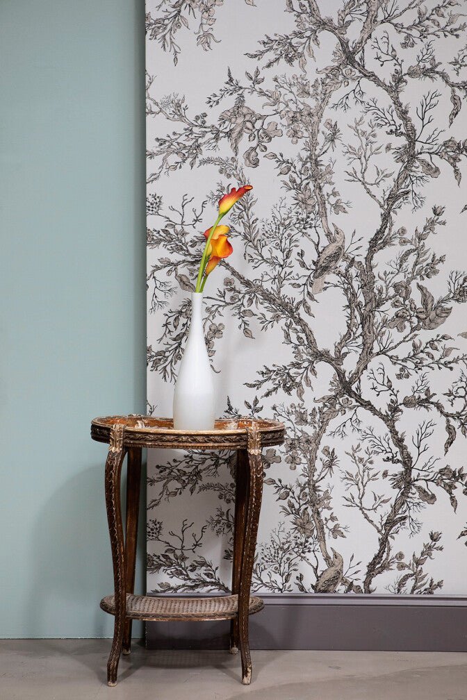 Golden Oriole Superwide Wallpaper - Carrara White - Timorous Beasties - SWP/GOR/01 - Premier Wallcovering