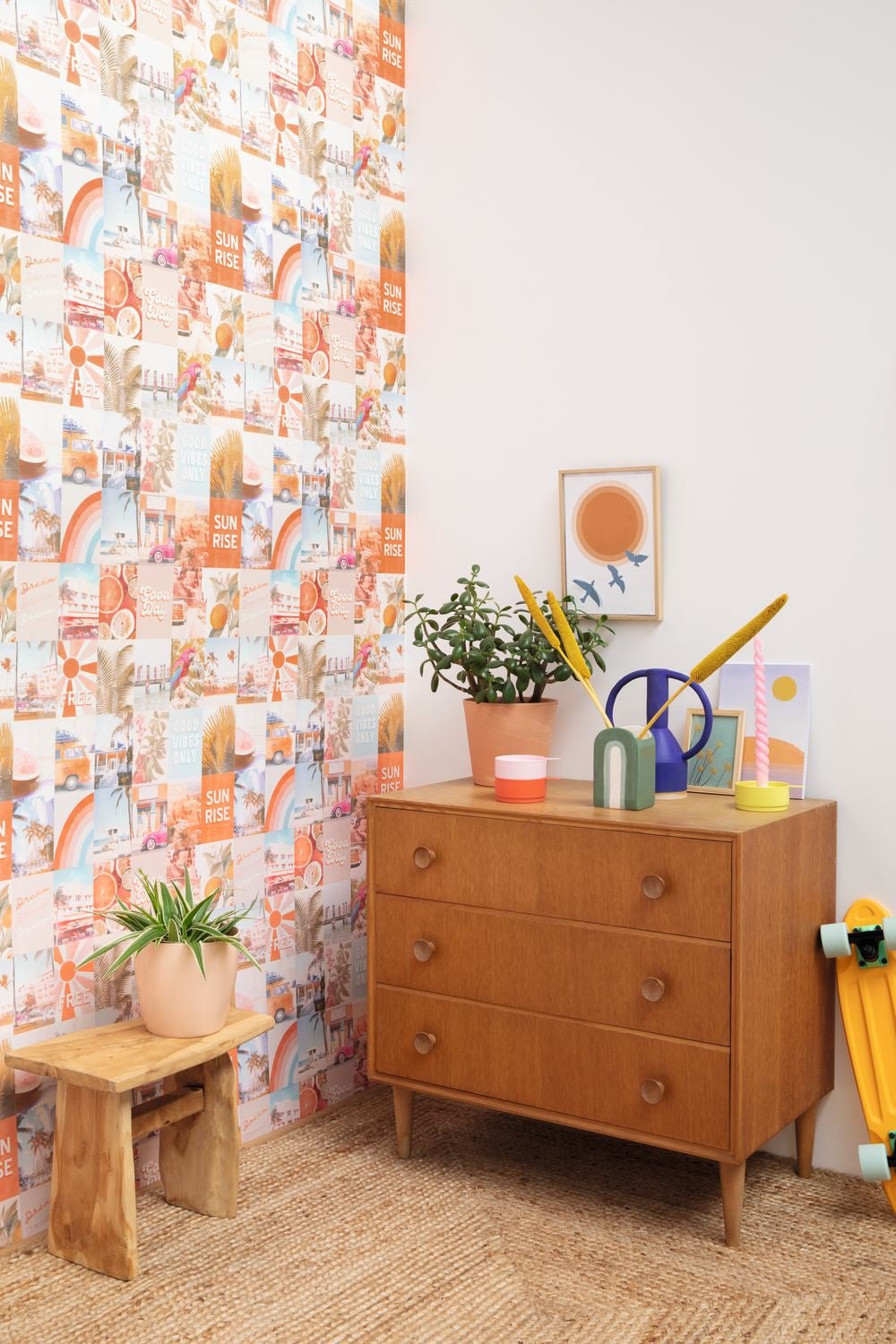 Good Day Wallpaper - Multicouleurs - Caselio - 103354563 - Premier Wallcovering