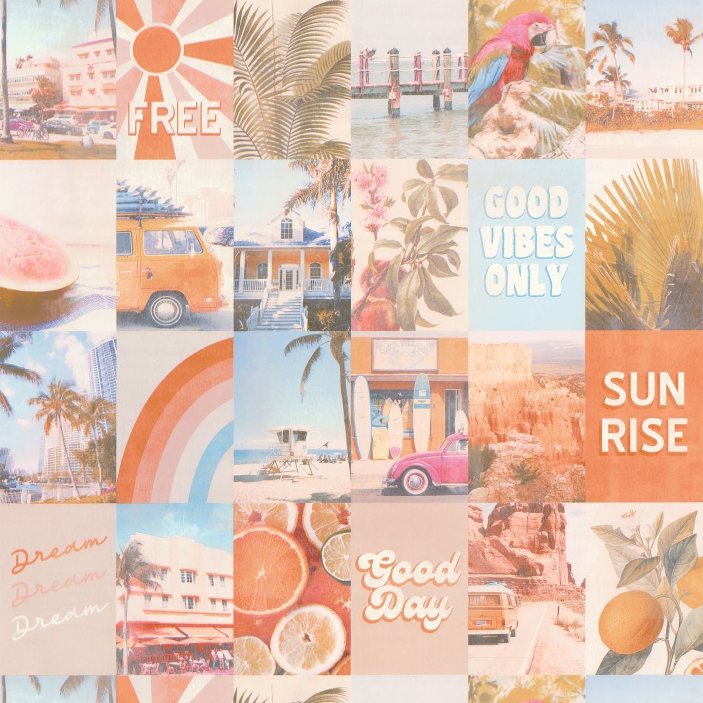 Good Day Wallpaper - Multicouleurs - Caselio - 103354563 - Premier Wallcovering