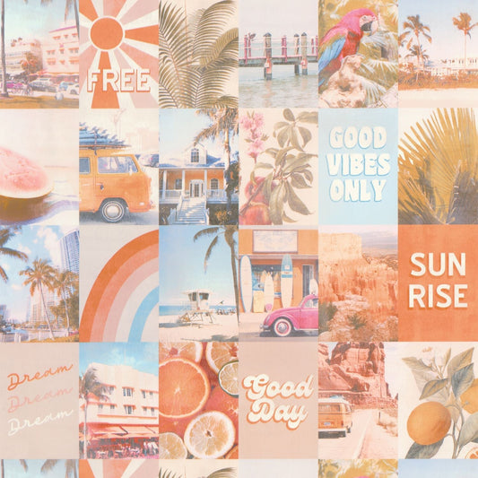 Good Day Wallpaper - Multicouleurs - Caselio - 103354563 - Premier Wallcovering