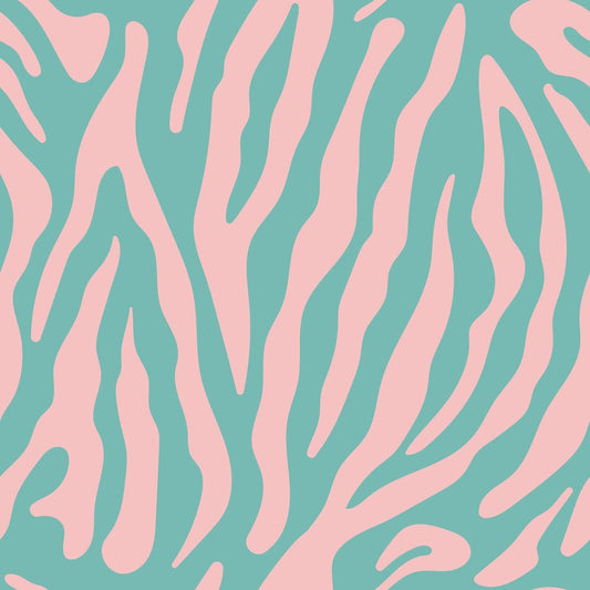 Good Vibrations Wallpaper - Candy Pink & Mint - Lust Home - LH900028 - Premier Wallcovering
