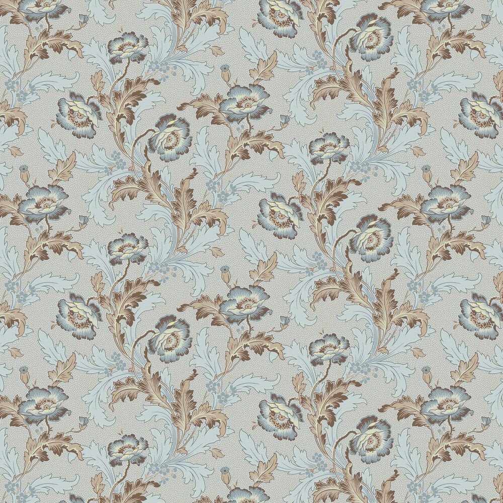 Göteborg Wallpaper - Blue - Boråstapeter - 8070 - Premier Wallcovering