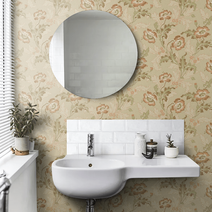 Göteborg Wallpaper - Beige - Boråstapeter - 8069 - Premier Wallcovering