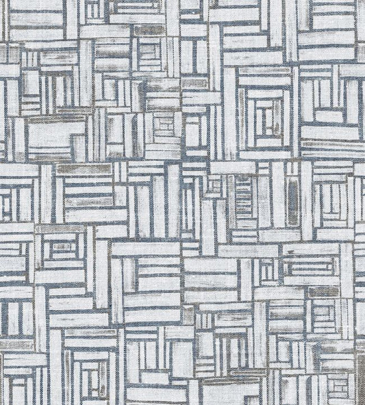 Gozo Raffia Wallpaper - Cobalt - Christopher Farr Cloth - CFW203 - 01 - Premier Wallcovering