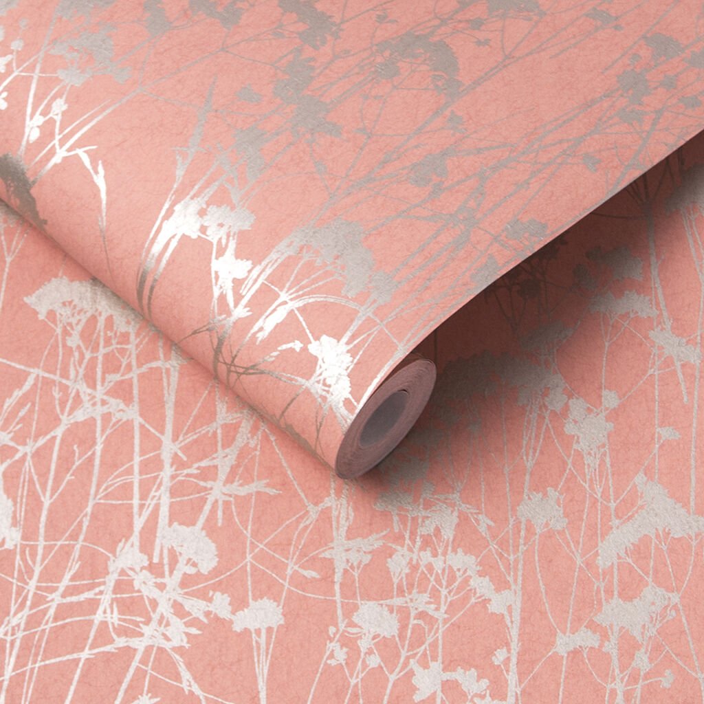 Grace Wallpaper - Coral - Graham & Brown - 105456 - Premier Wallcovering