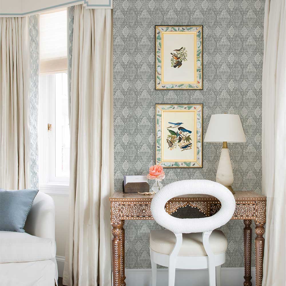 Grady Wallpaper - Grey - A Street Prints - FD26322 - Premier Wallcovering