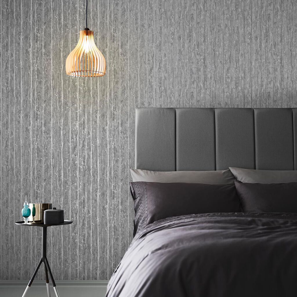 Grain Texture Wallpaper - Ebony - Graham & Brown - 105254 - Premier Wallcovering