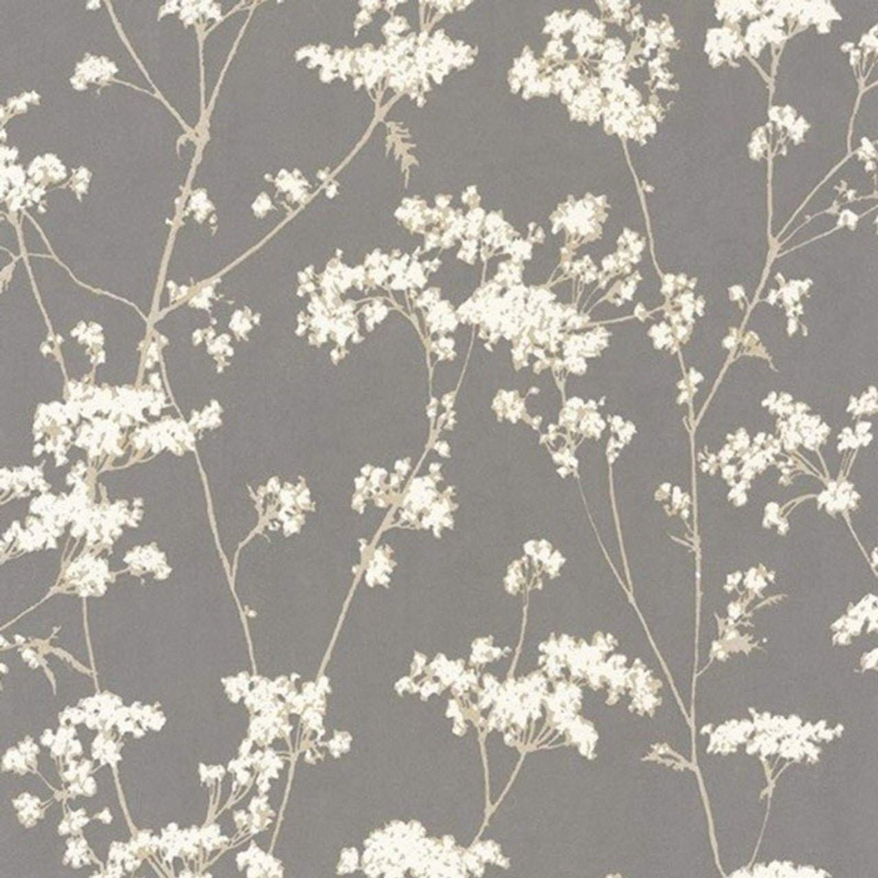 Graminees Riverside 3 Wallpaper - Gris Anthracite - Casadeco - 85299497 - Premier Wallcovering