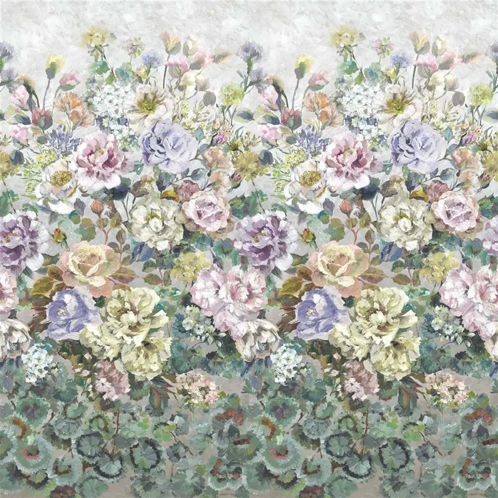 Grandiflora Rose Wallpaper - Heather - Designers Guild - PDG1123/02 - Premier Wallcovering