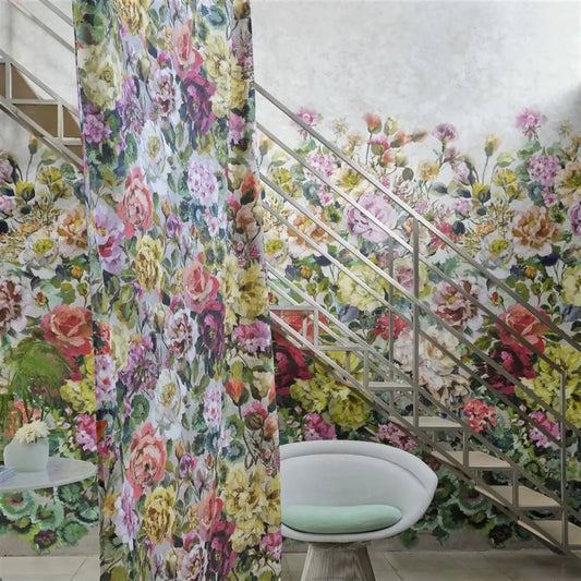 Grandiflora Rose Wallpaper - Dusk - Designers Guild - PDG1123/01 - Premier Wallcovering