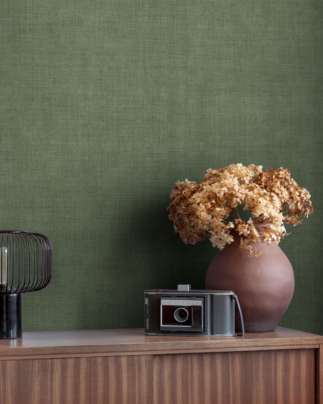 Granskott Wallpaper - Dark Green - Midbec - 16041 - Premier Wallcovering