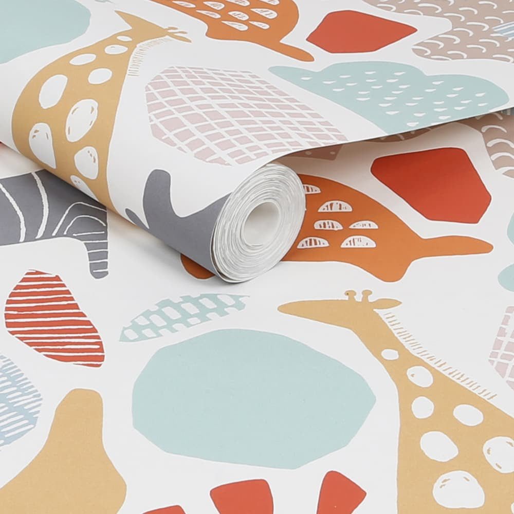 Graphic Jungle Wallpaper - Multi - Next - 122401 - Premier Wallcovering