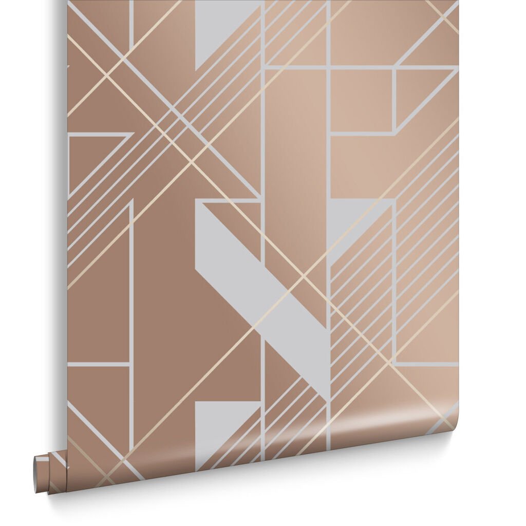 Graphic Wallpaper - Blush - Graham & Brown - 105244 - Premier Wallcovering