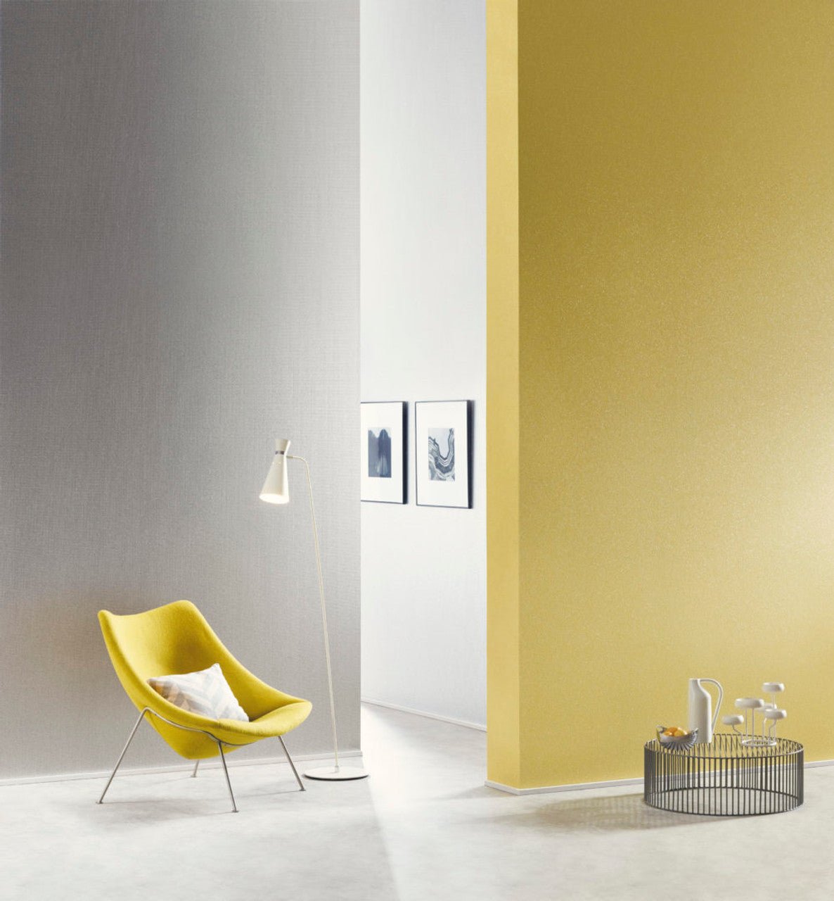 Graphite Embossed Eco Paper Wallpaper - Silver - Omexco - GRA1020 - Premier Wallcovering