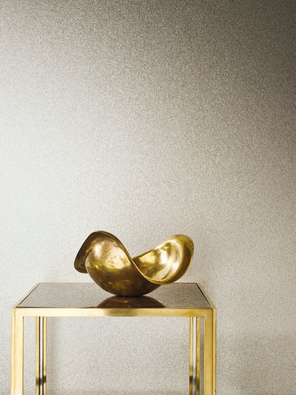 Graphite Mica Shells Wallpaper - White - Omexco - GRA5002 - Premier Wallcovering