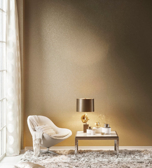 Graphite Mica Shells Wallpaper - Beige - Omexco - GRA4102 - Premier Wallcovering