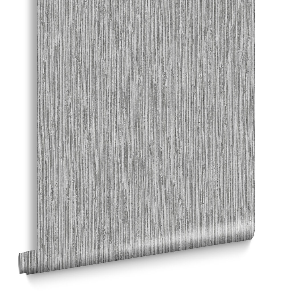 Grasscloth Texture Wallpaper - Grey - Graham & Brown - 111727 - Premier Wallcovering