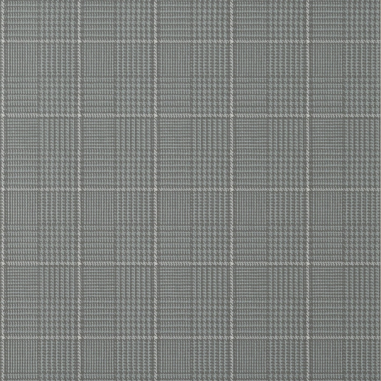 Grassmarket Check Wallpaper - Grey - Thibaut - T10200 - Premier Wallcovering