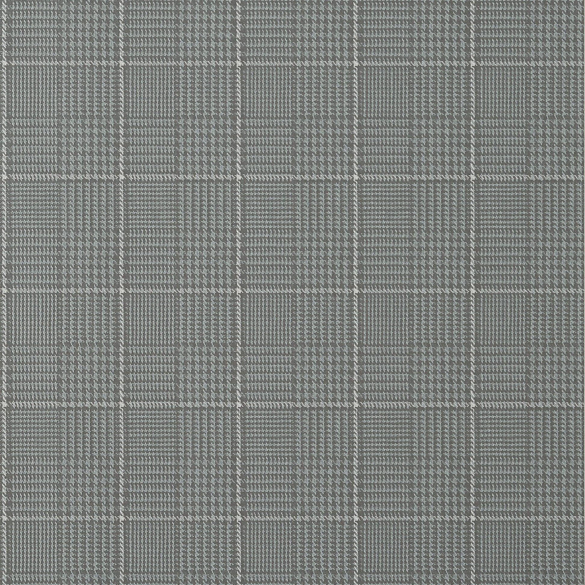 Grassmarket Check Wallpaper - Grey - Thibaut - T10200 - Premier Wallcovering