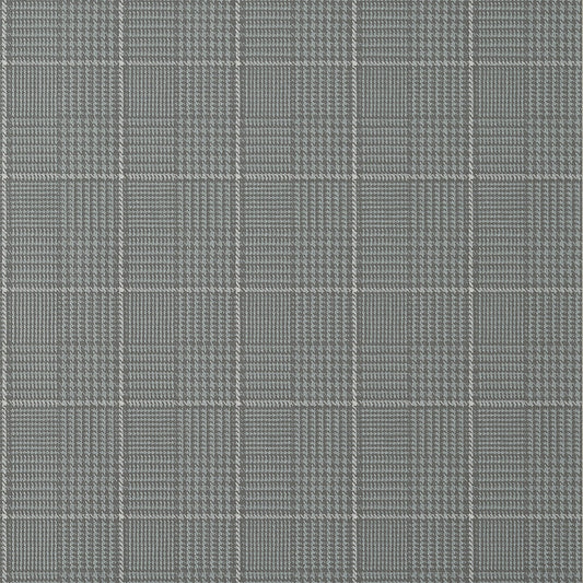 Grassmarket Check Wallpaper - Grey - Thibaut - T10200 - Premier Wallcovering