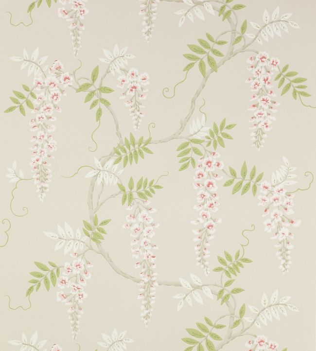 Grayshott Wallpaper - Pink/Green - Colefax & Fowler - W7005/04 - Premier Wallcovering
