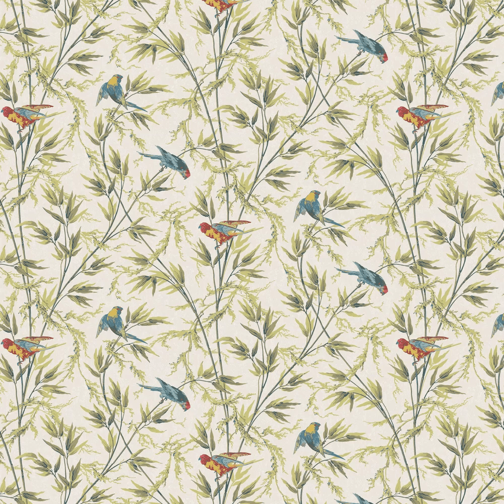 Great Ormond St Wallpaper - Tropical - Little Greene - 0251GOTROPI - Premier Wallcovering