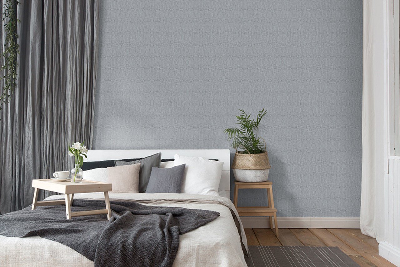 Greek Tile Feel Wallpaper - Grey - Hohenberger - 65006 - Premier Wallcovering