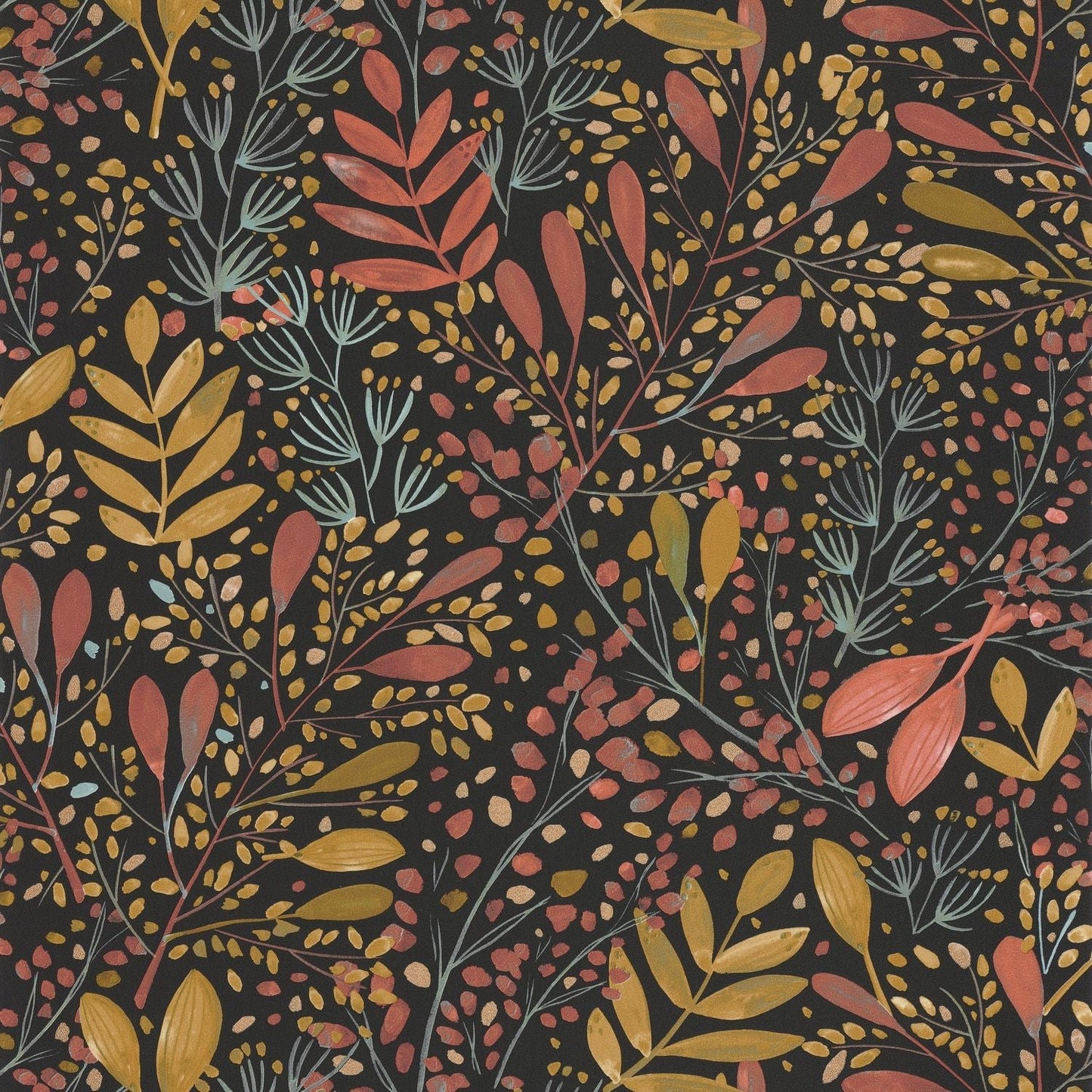 Green Life Joy Wallpaper - Rose Ocre - Caselio - 101694129 - Premier Wallcovering