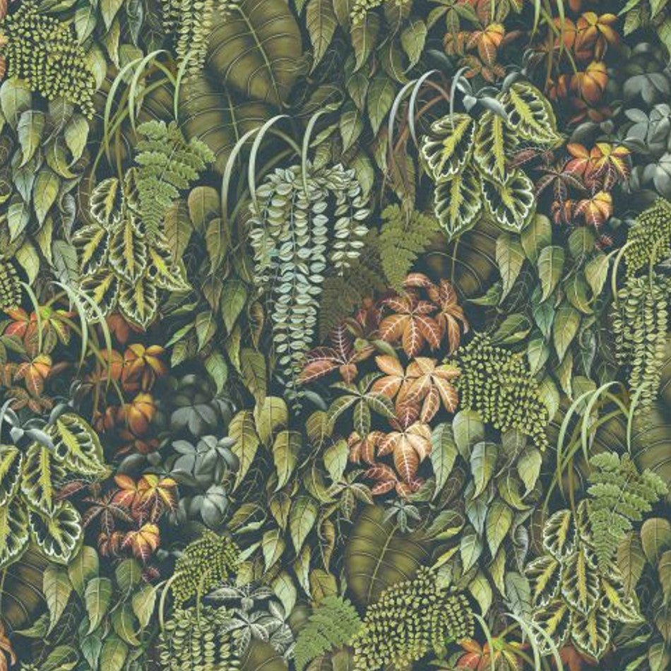 Green Wall Wallpaper - Olive - Osborne & Little - W7687-02 - Premier Wallcovering