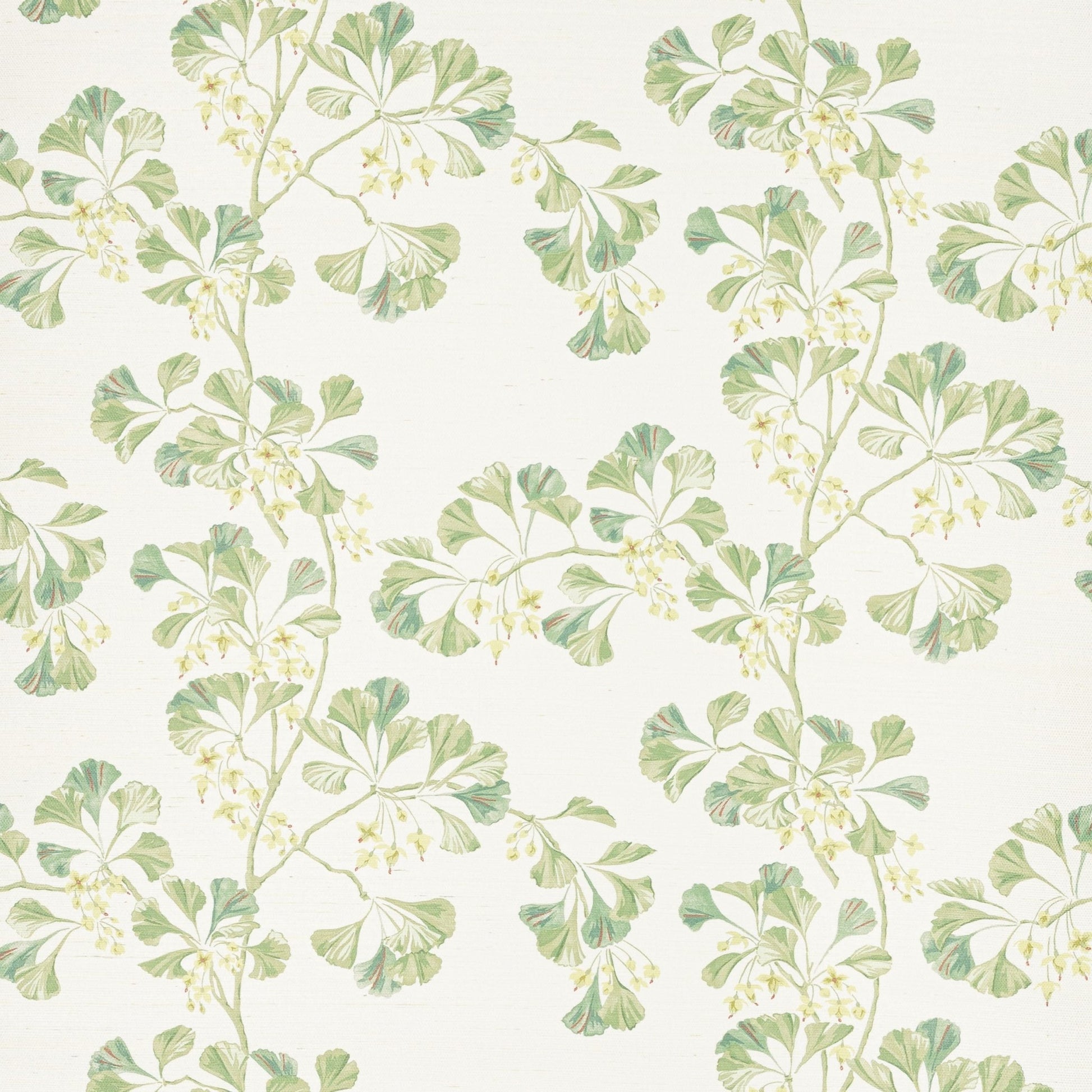 Greenacre Sisal Wallpaper - Lime Green - Colefax & Fowler - W7029-01 - Premier Wallcovering