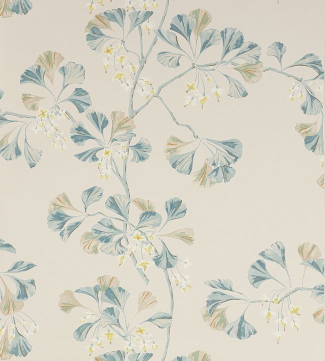 Greenacre Wallpaper - Old Blue - Colefax & Fowler - W7004/02 - Premier Wallcovering