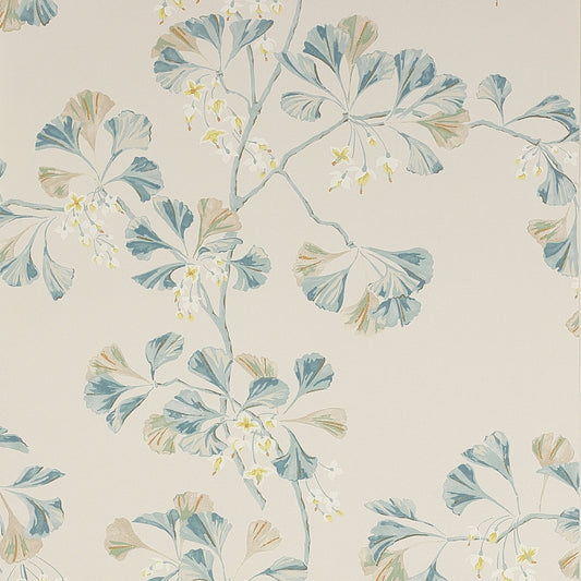 Greenacre Wallpaper - Old Blue - Colefax & Fowler - W7004 - 02 - Premier Wallcovering