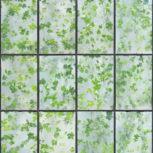 Greenhouse Wallpaper - Green - NLXL - ERG - 01 - Premier Wallcovering