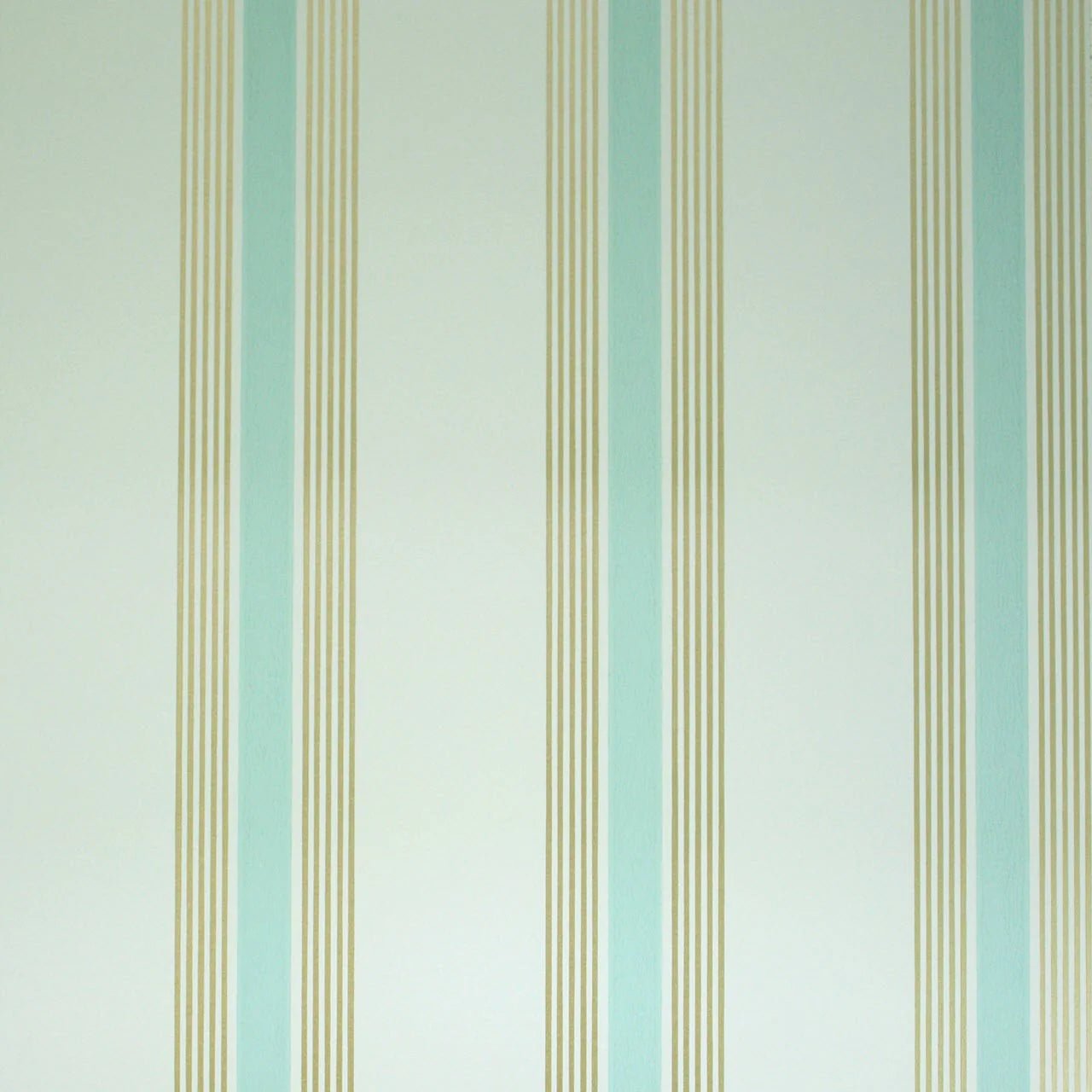 Grosvenor Wallpaper - Pale Duck Egg/Gilver - Osborne & Little - W6291-04 - Premier Wallcovering