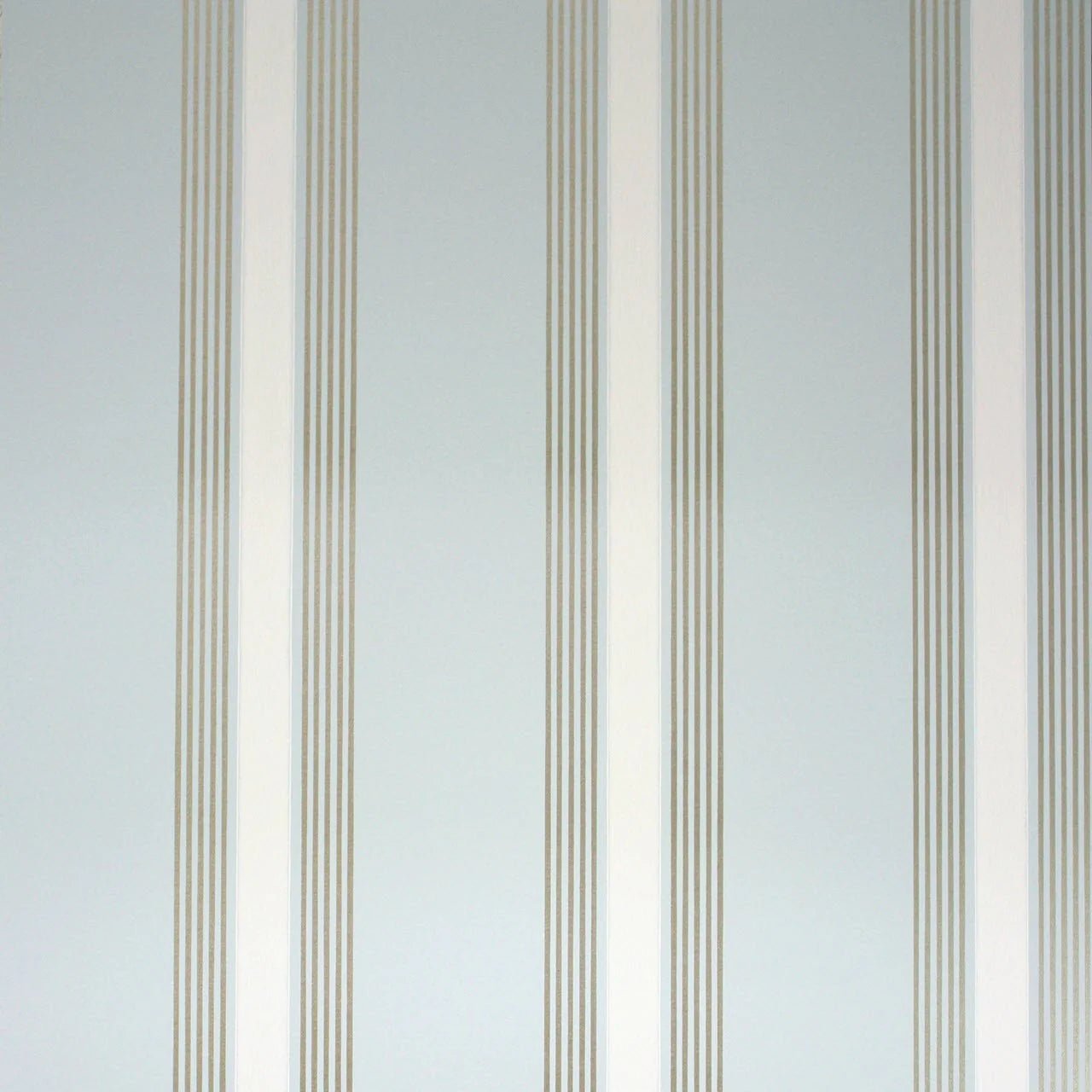 Grosvenor Wallpaper - Pale Steel Blue/ White - Osborne & Little - W6291-05 - Premier Wallcovering