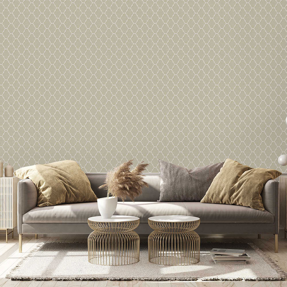 Grosvenor Wallpaper - Gold - Timothy Wilman - TW2424 - Premier Wallcovering