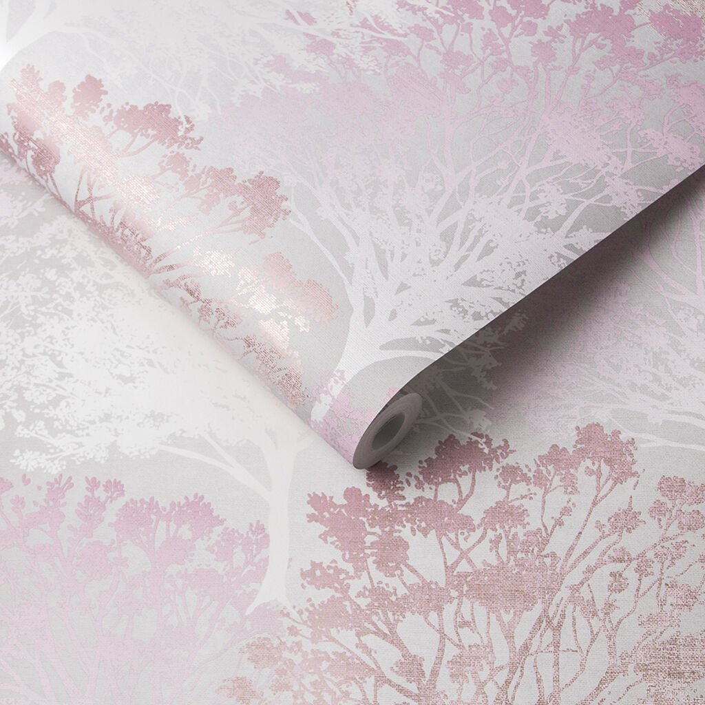 Grove Wallpaper - Blush - Graham & Brown - 105656 - Premier Wallcovering