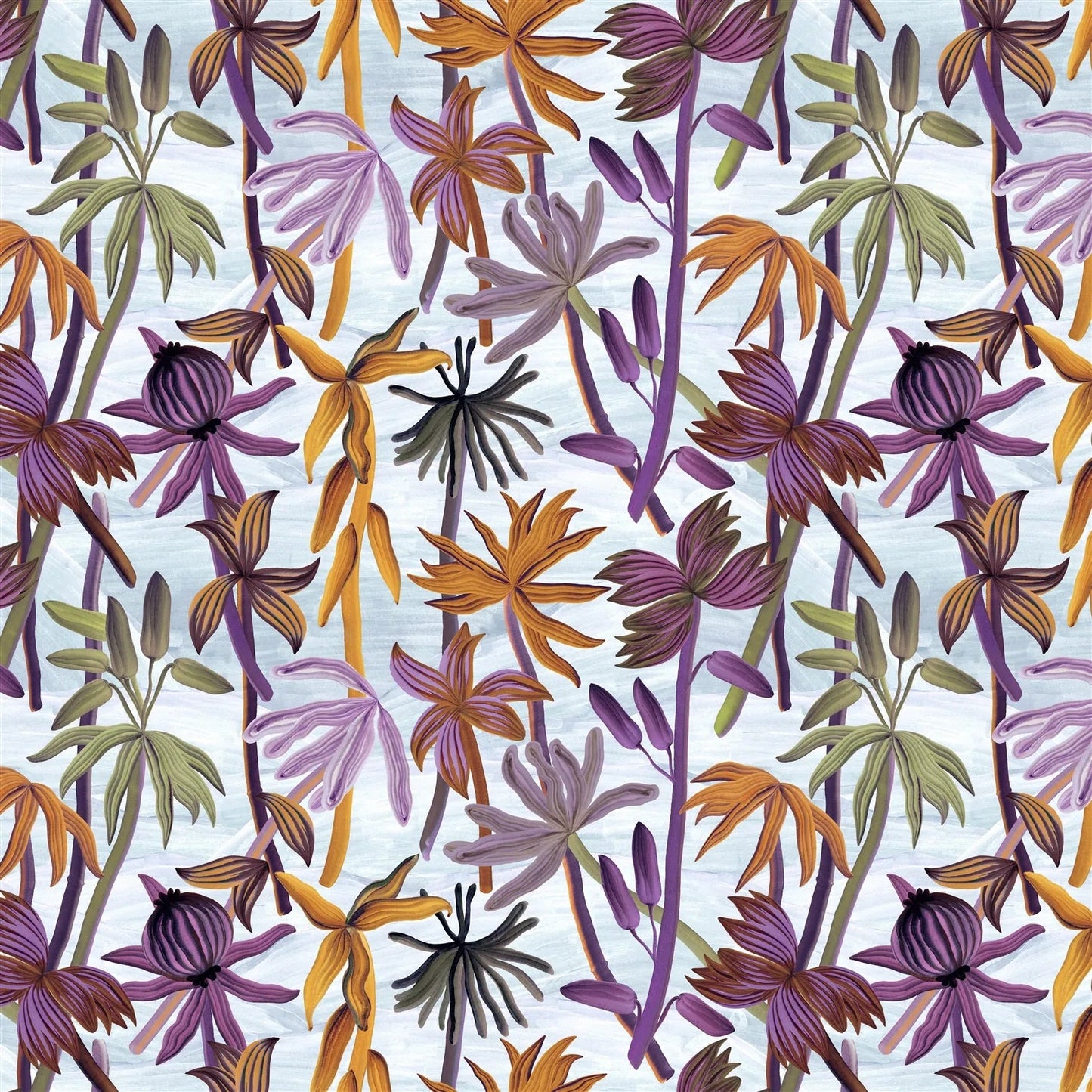 Guatiza Fabric - Azur - Christian Lacroix - FCL7071/02 - Premier Wallcovering
