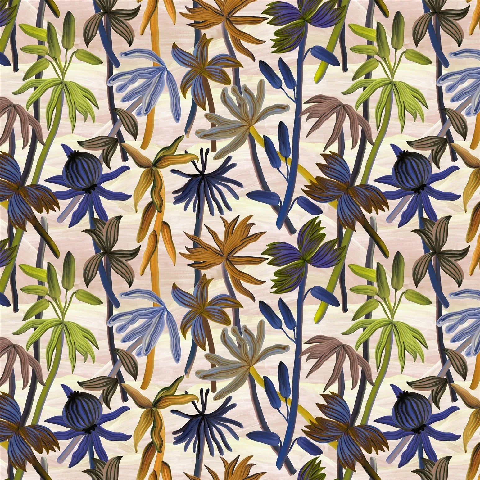Guatiza Fabric - Peche - Christian Lacroix - FCL7071/01 - Premier Wallcovering