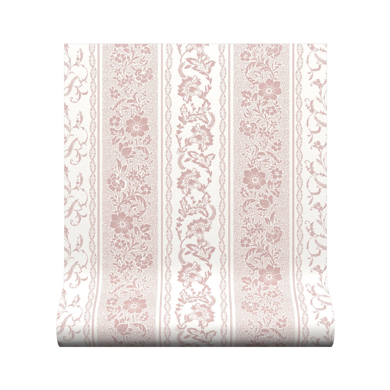 Guinevere Wallpaper - Blush - Warner House - Premier Wallcovering