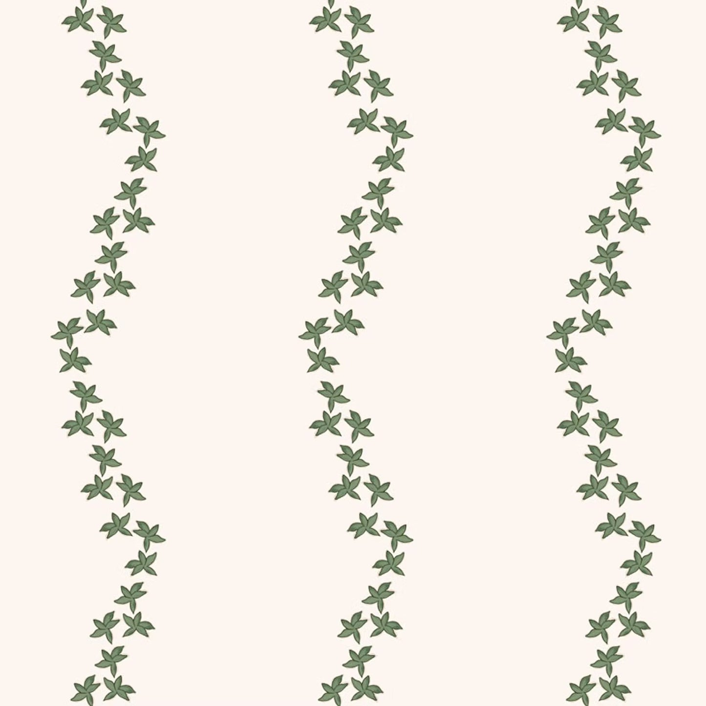 Guirlande Wallpaper - Green - Ottoline - W/GUIR/1 - Premier Wallcovering