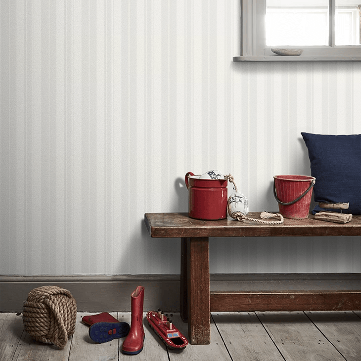 Gustaf Wallpaper - Pearl/ Gold - Boråstapeter - 3278 - Premier Wallcovering