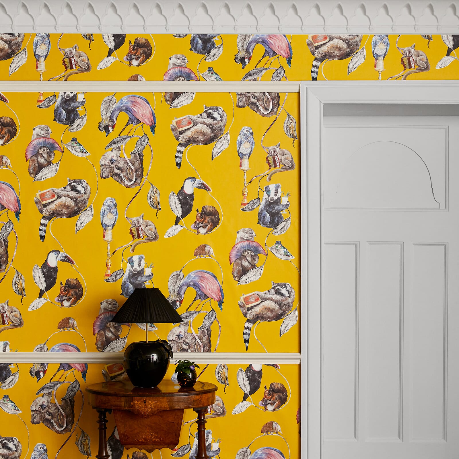 Hackney Empire Wallpaper - Ochre - House of Hackney - 1 - WA - HAC - DI - OCH - XXX - Premier Wallcovering