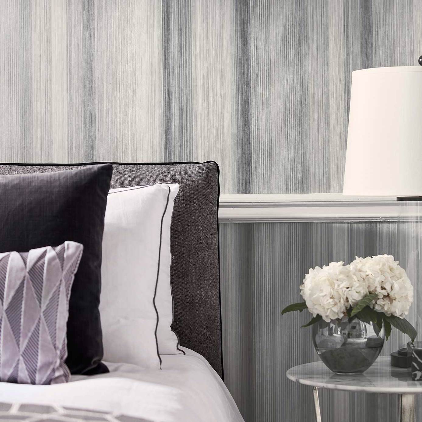 Hakone Wallpaper - Graphite - HM6W112189 - Harlequin - Premier Wallcovering